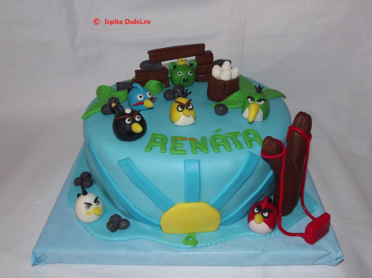 Tort Angry Birds pentru Renata