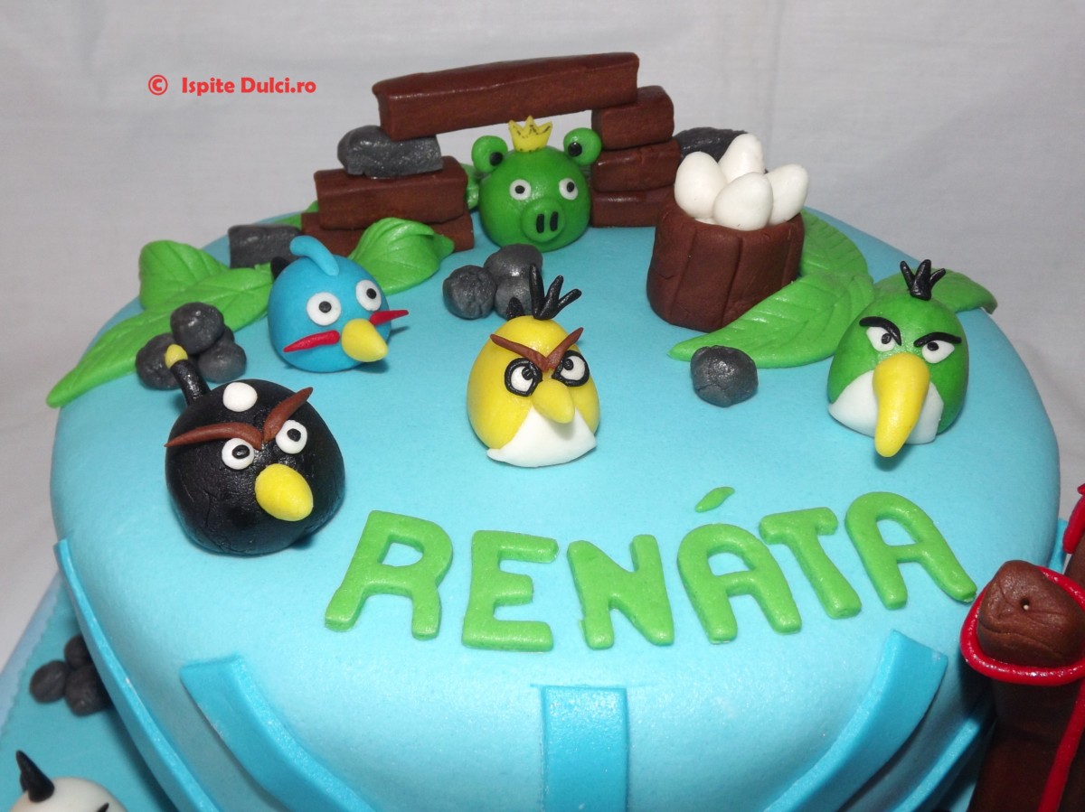 Tort Angry Birds pentru Renata