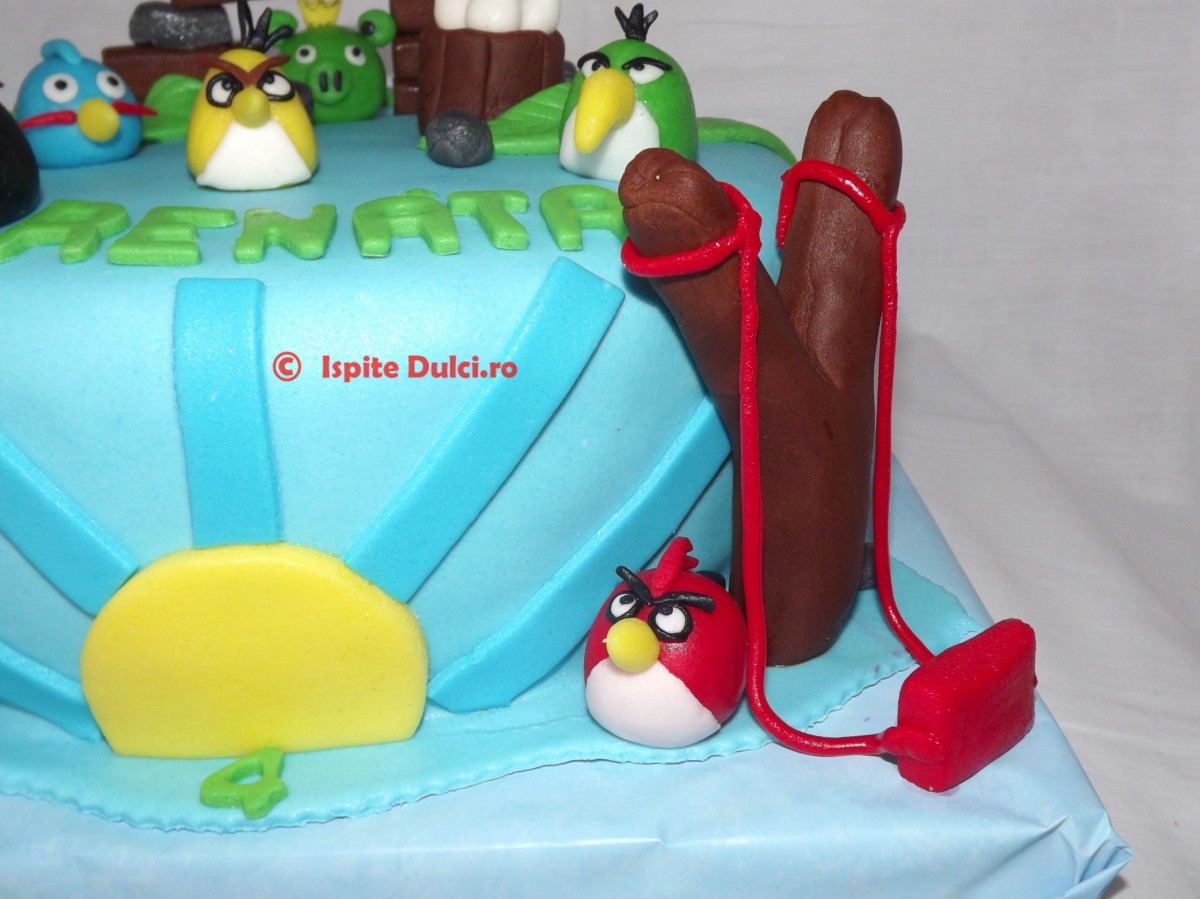 Tort Angry Birds pentru Renata