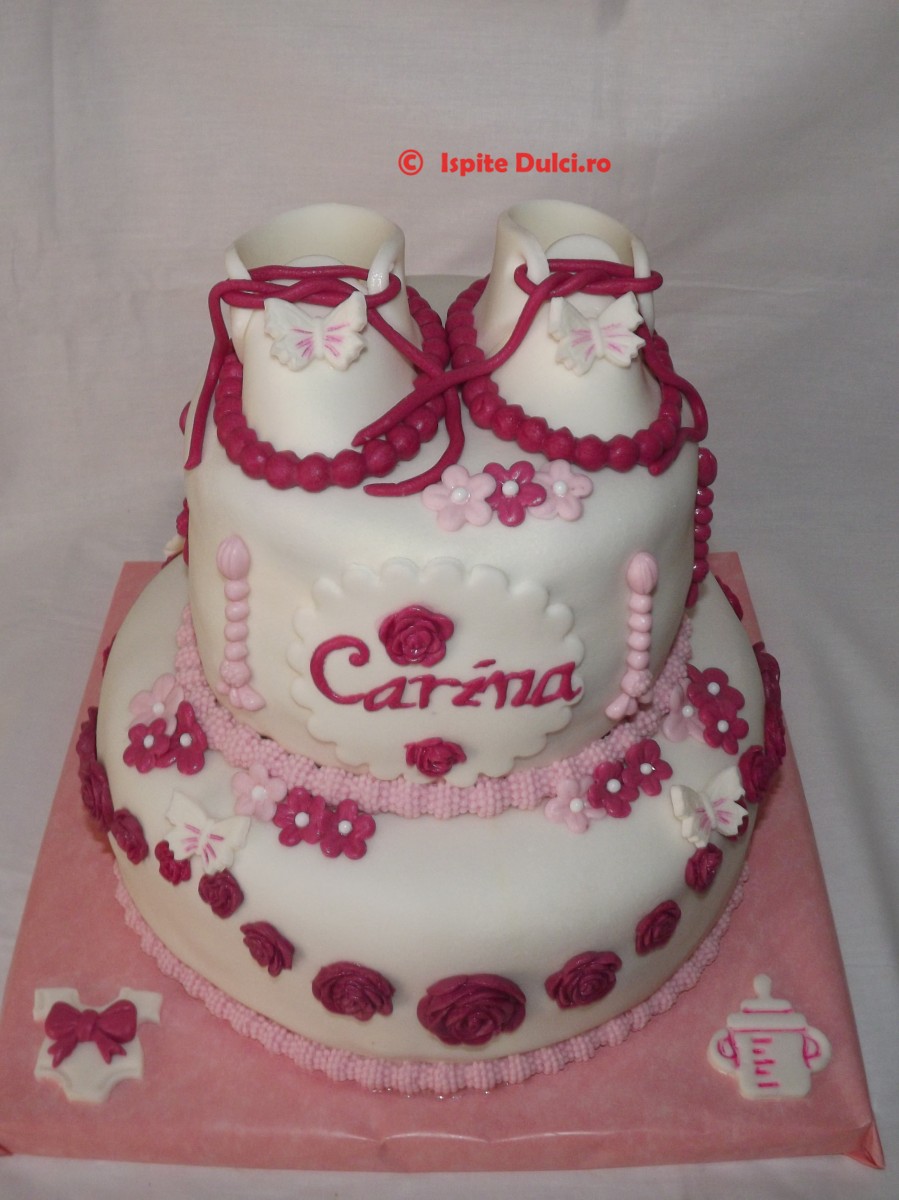 Tort de botez pentru Carina