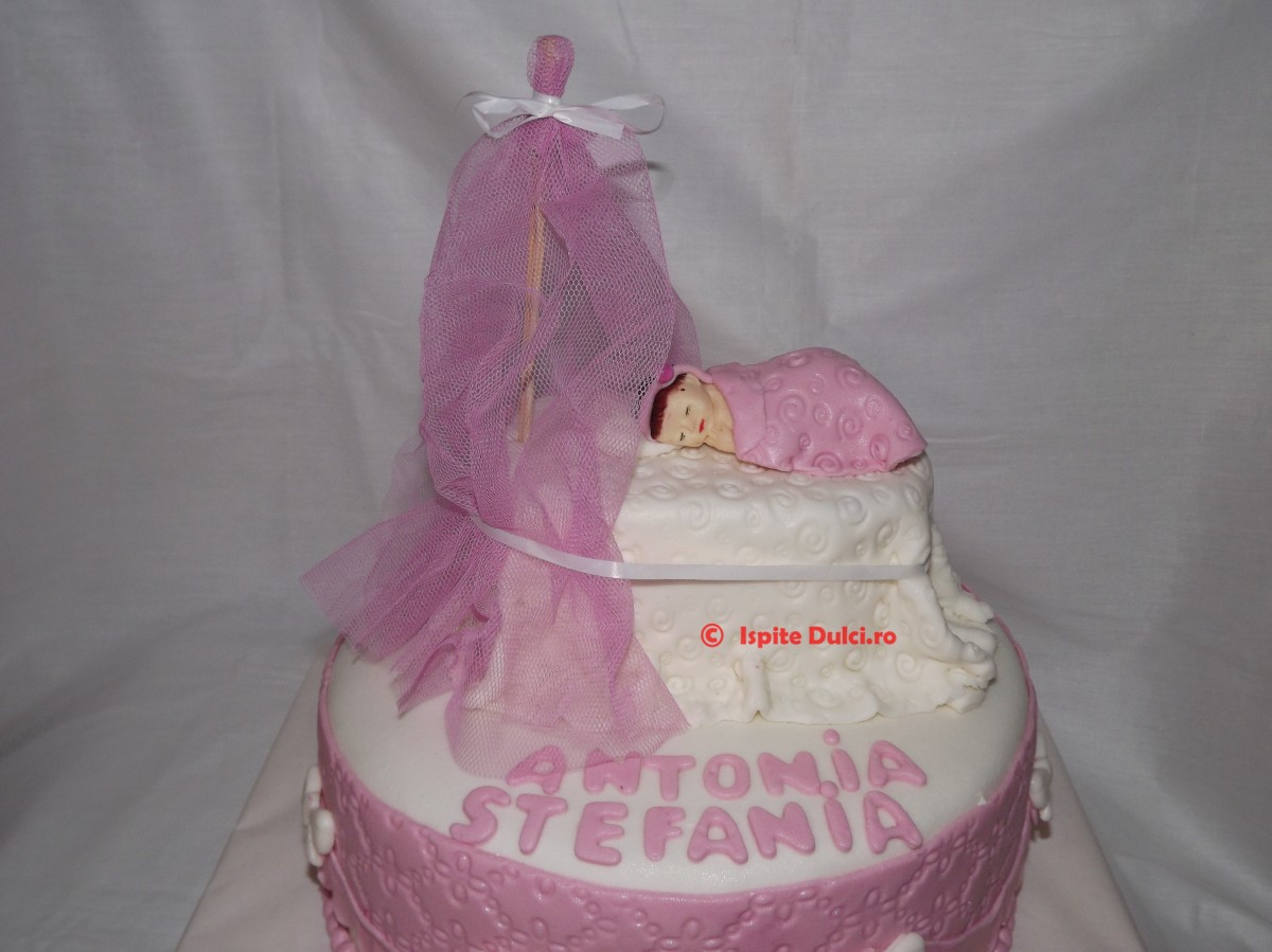 Tort de botez Antonia Stefania