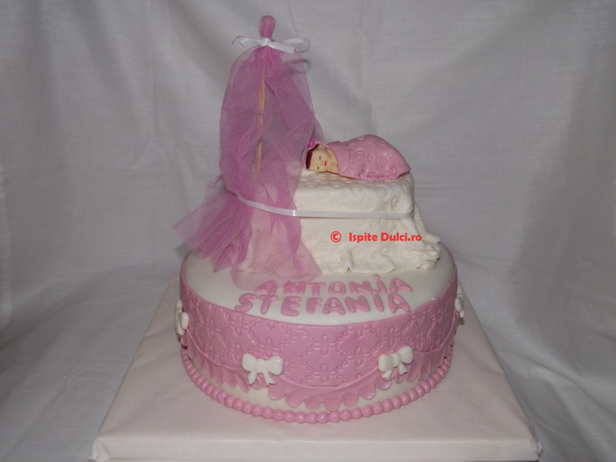 Tort de botez Antonia Stefania
