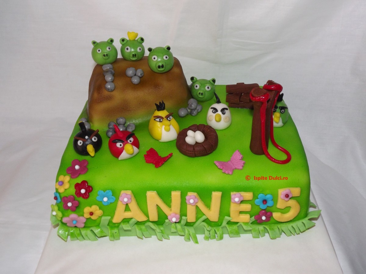 Tort angry birds pentru Anne