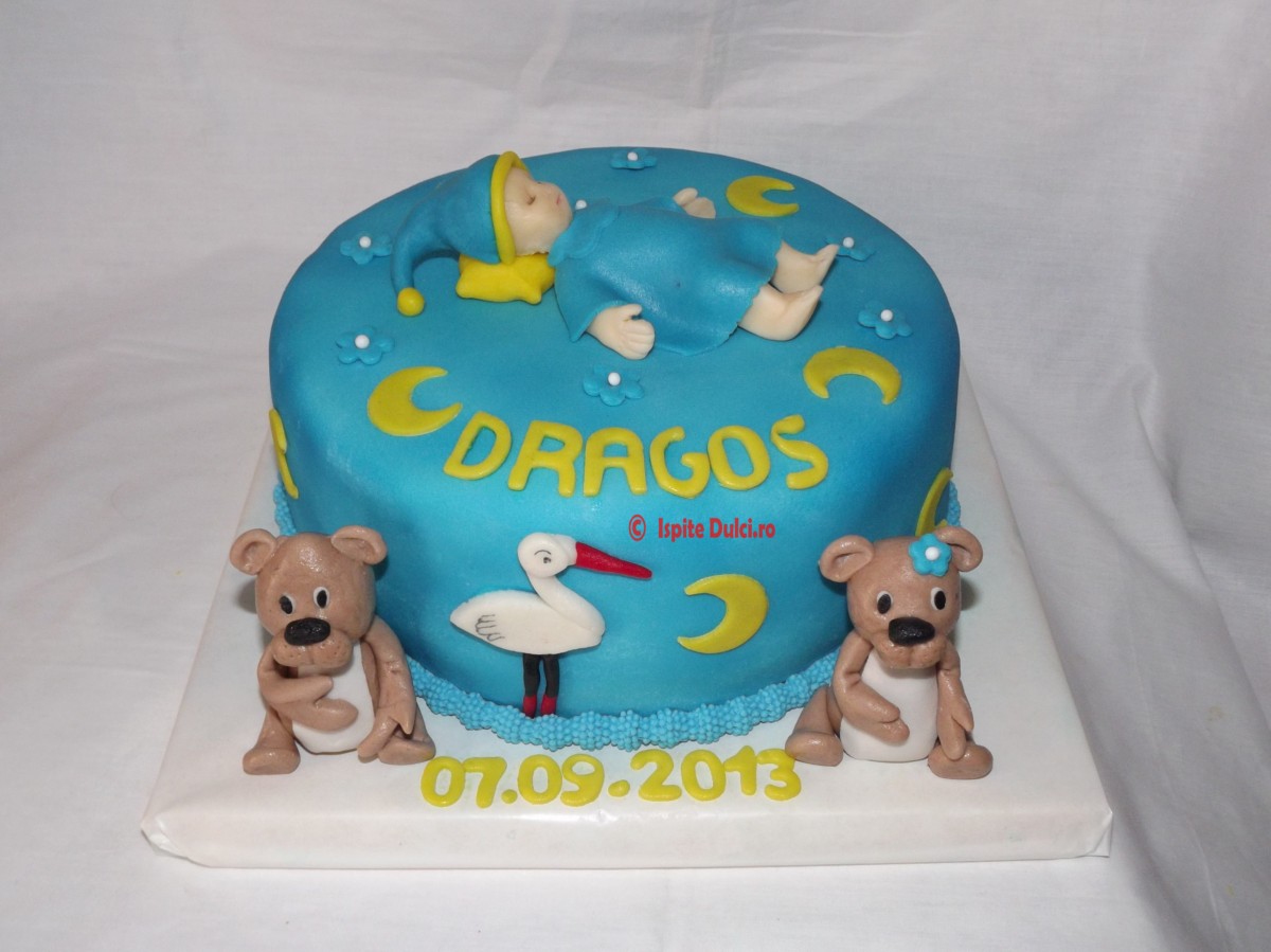 Tort de botez pentru Dragos