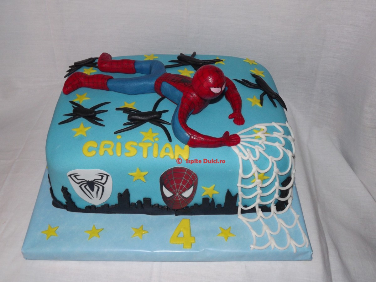 Tort cu Spiderman pentru Cristian