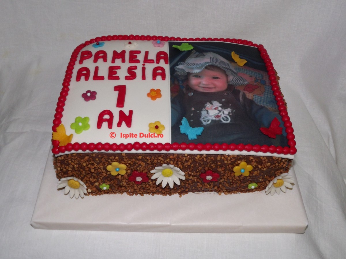 Tort cu poza pentru Pamela