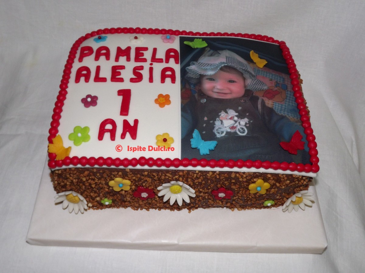 Tort cu poza pentru Pamela