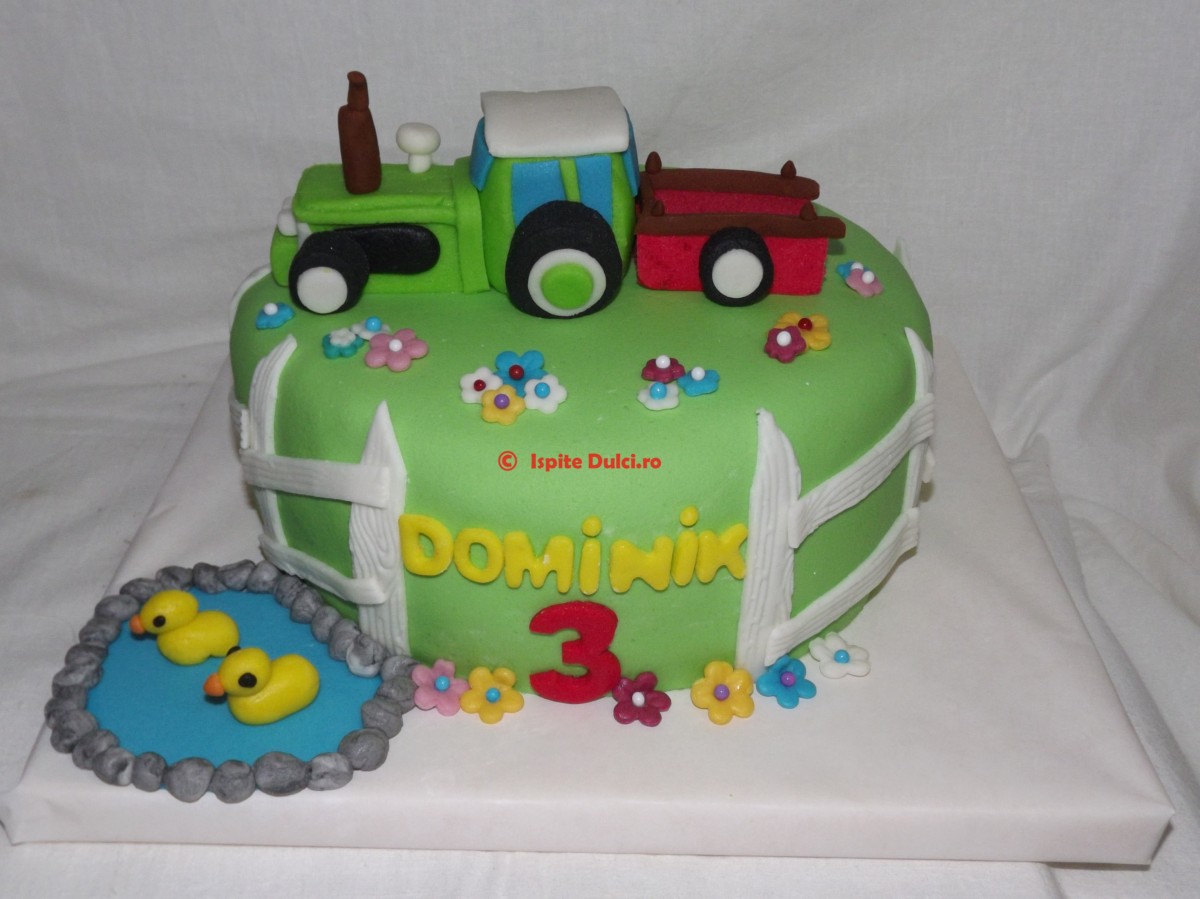 Tort cu tractoras pentru Dominik