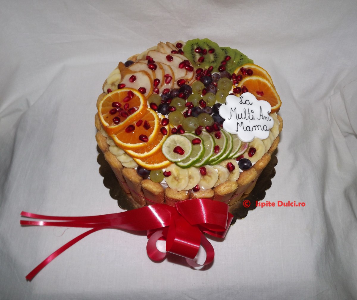 Tort cu crema de sampanie