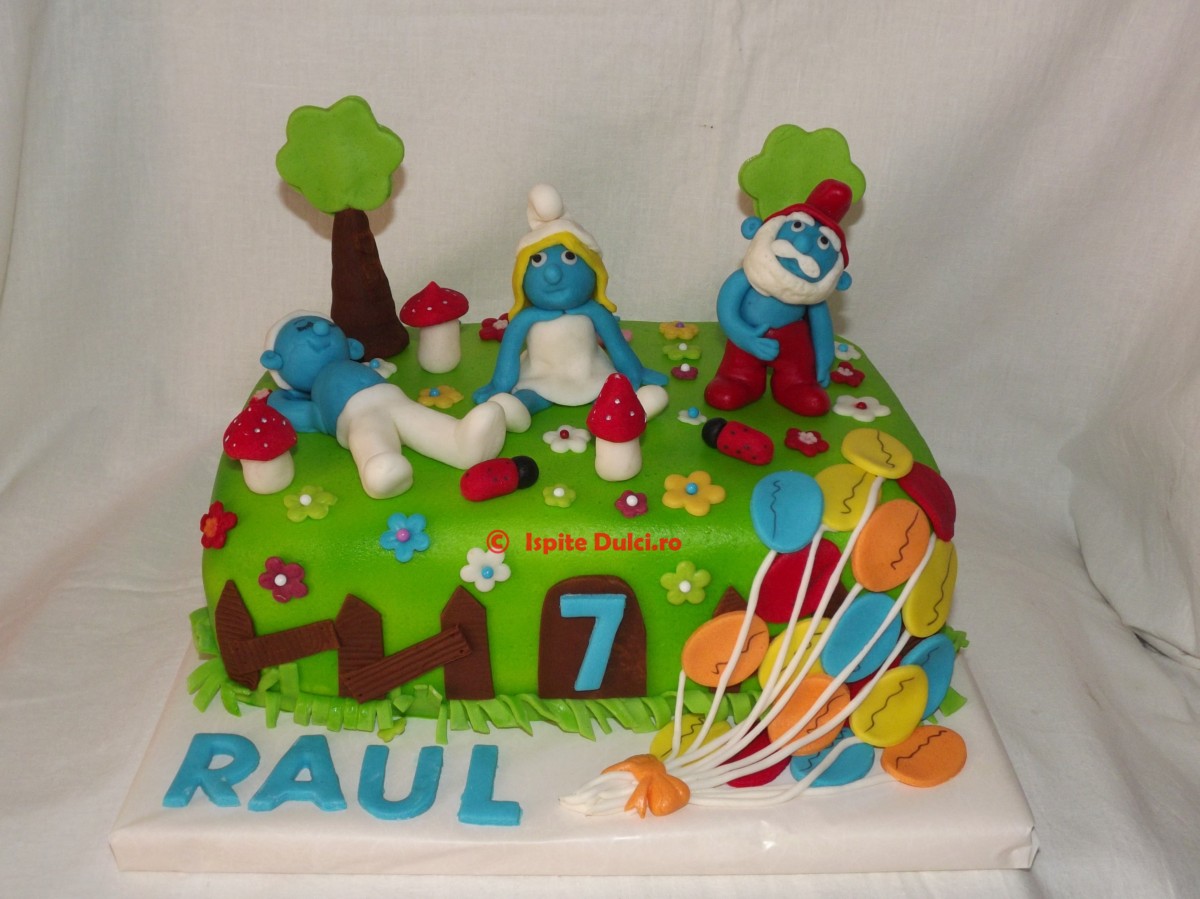 Tort cu strumfi pentru Raul