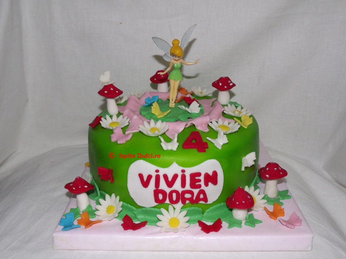 Tort cu Tinkerbell pentru Vivien