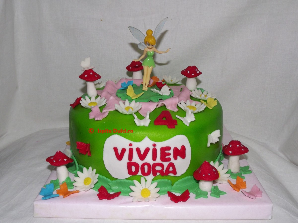 Tort cu Tinkerbell pentru Vivien
