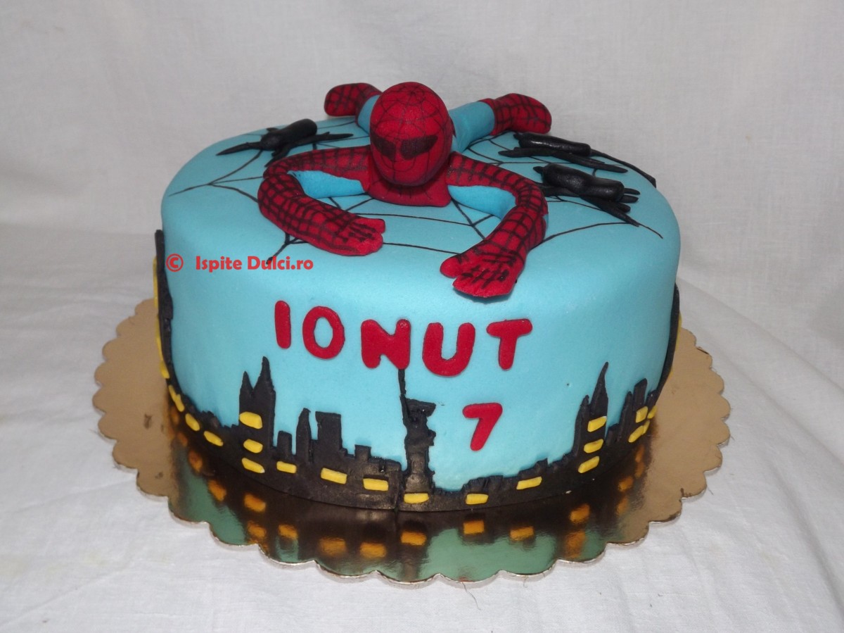 Tort cu Spiderman pentru Ionut