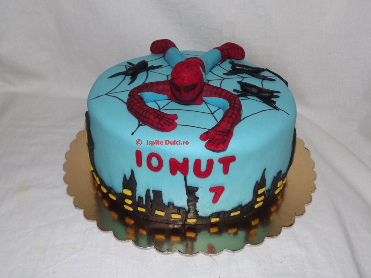 Tort cu Spiderman pentru Ionut