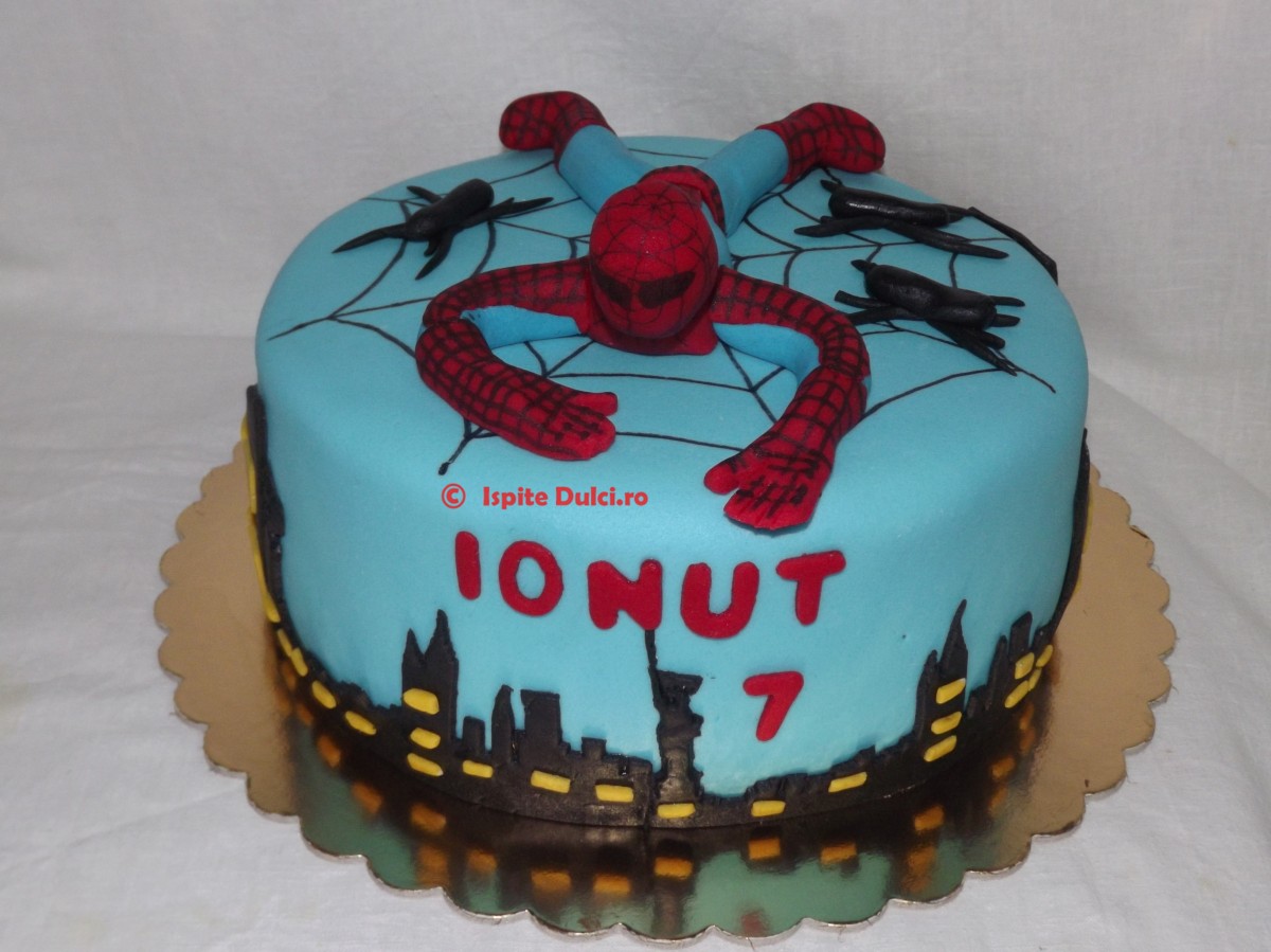 Tort cu Spiderman pentru Ionut