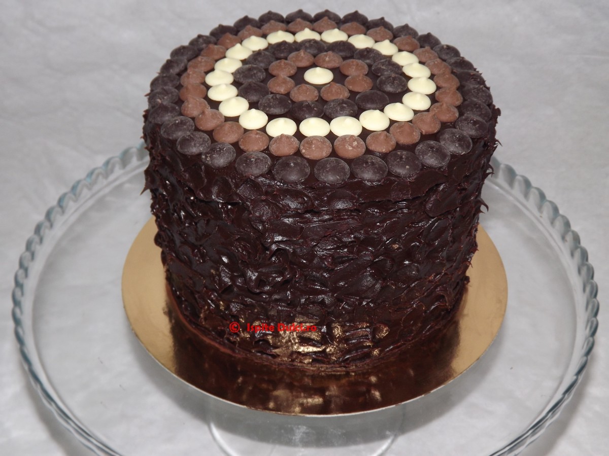 Mud cake(blat umed) cu crema de branza