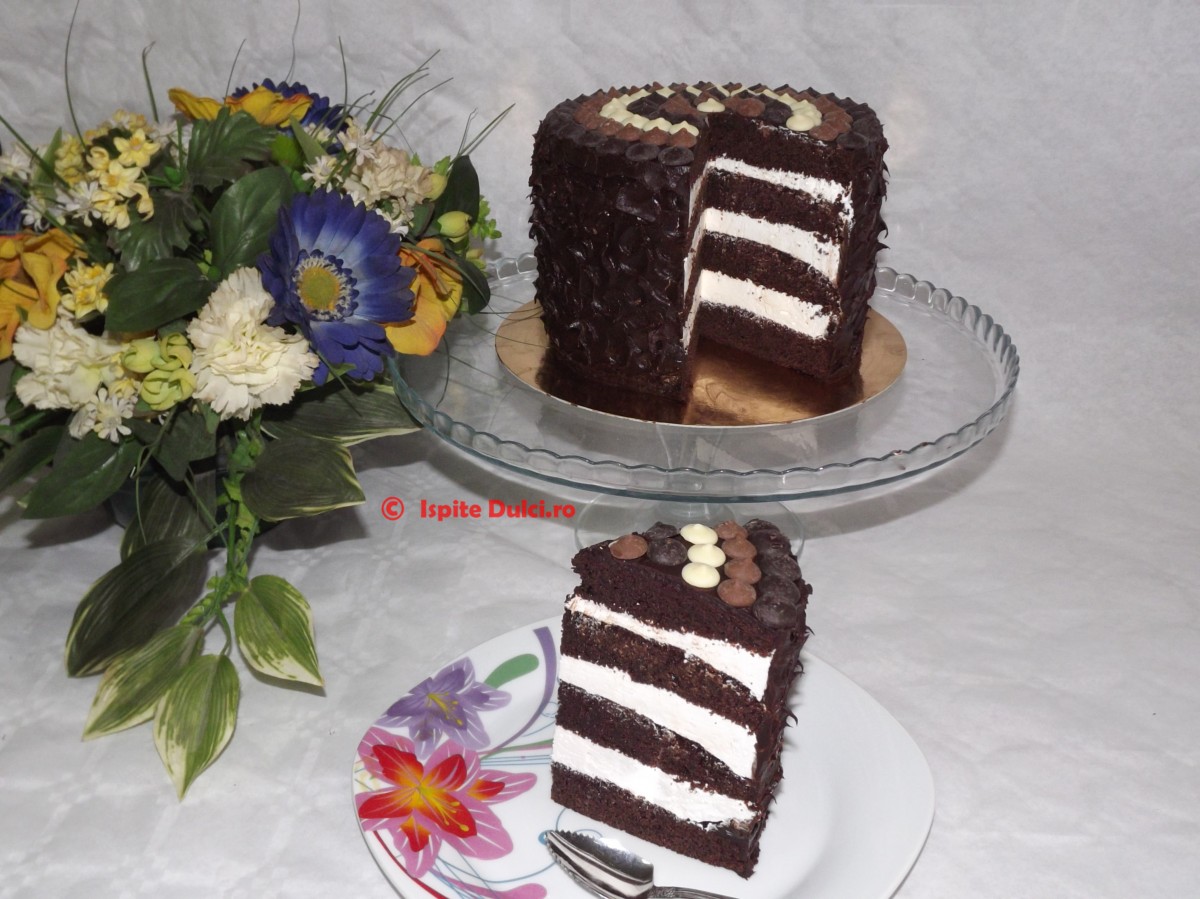 Mud cake(blat umed) cu crema de branza
