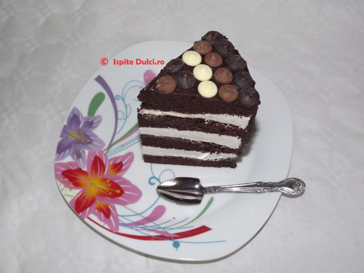 Mud cake(blat umed) cu crema de branza
