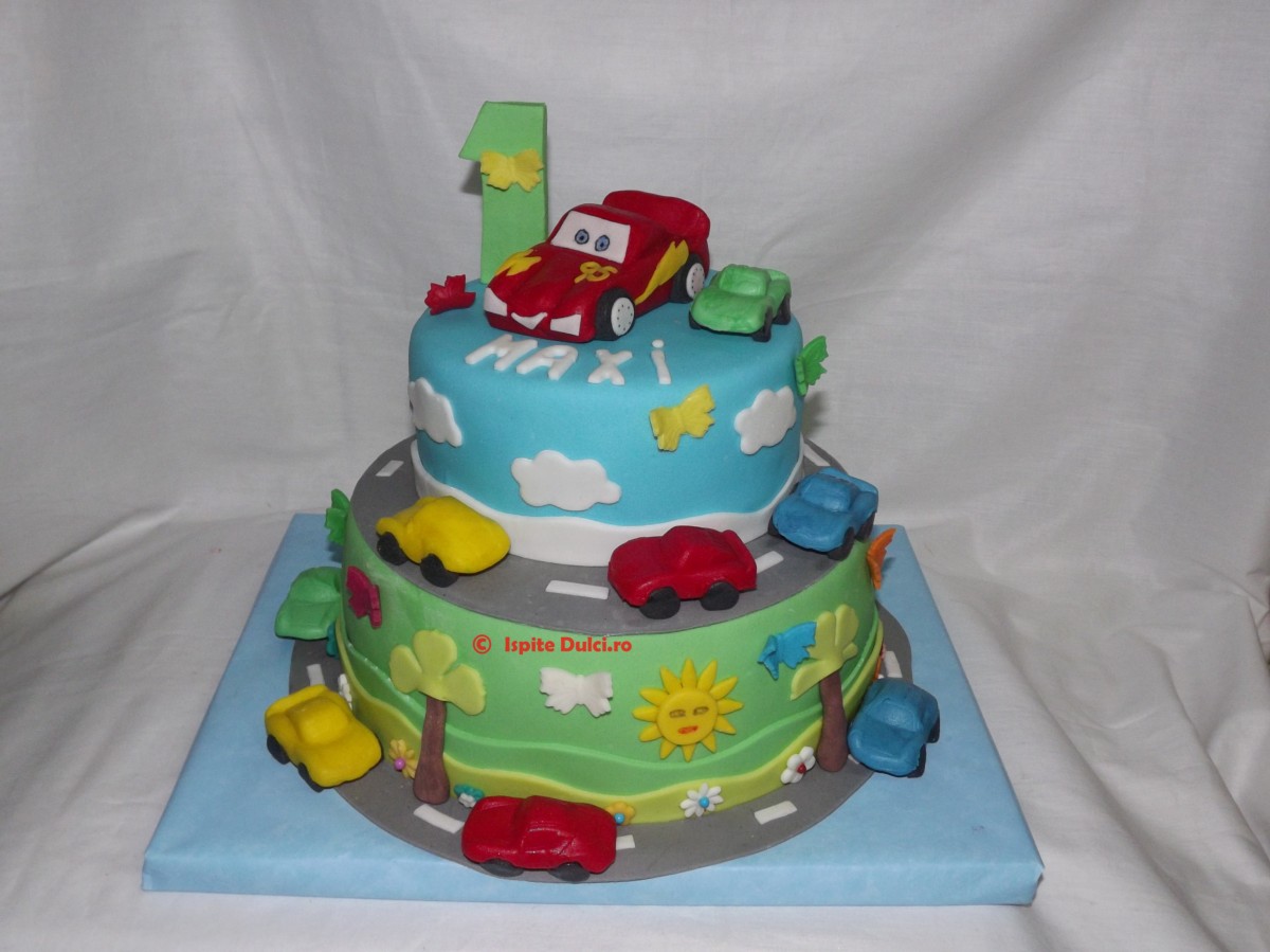 Tort cu masini pt Maxi