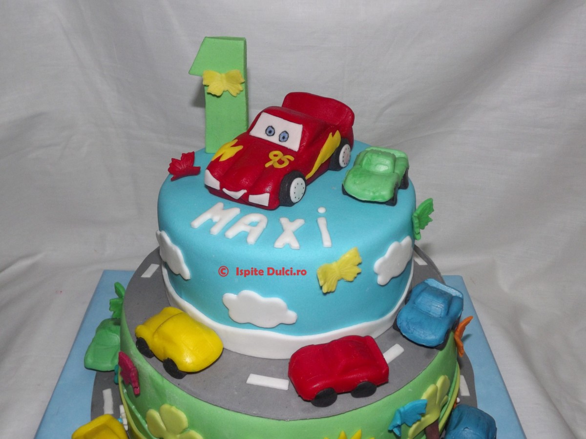 Tort cu masini pt Maxi