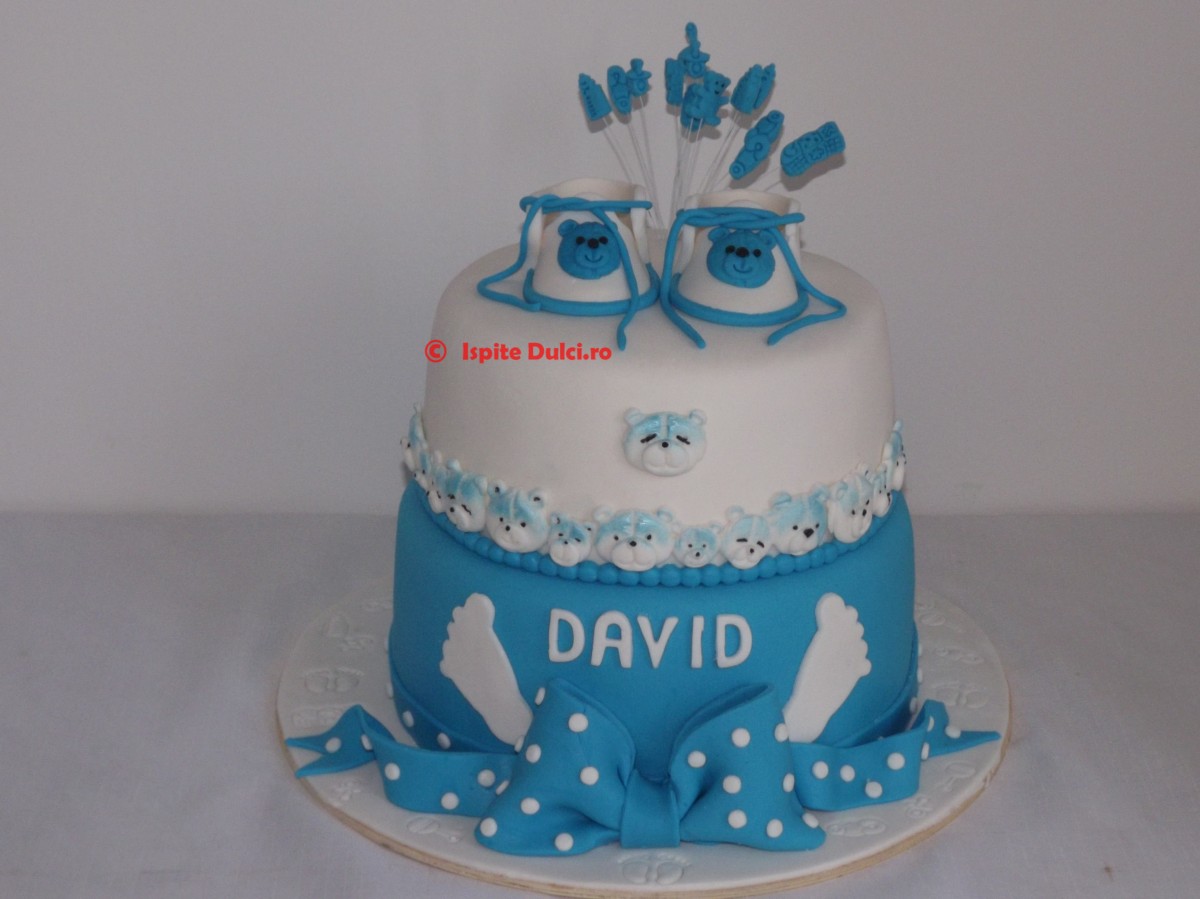 Tort de botez si candy bar