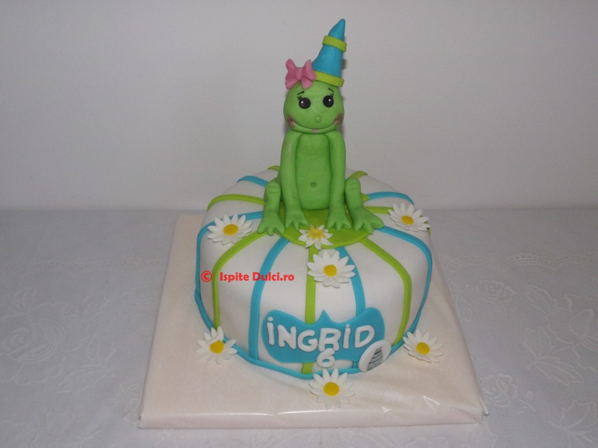 Tort cu broscuta pentru Ingrid