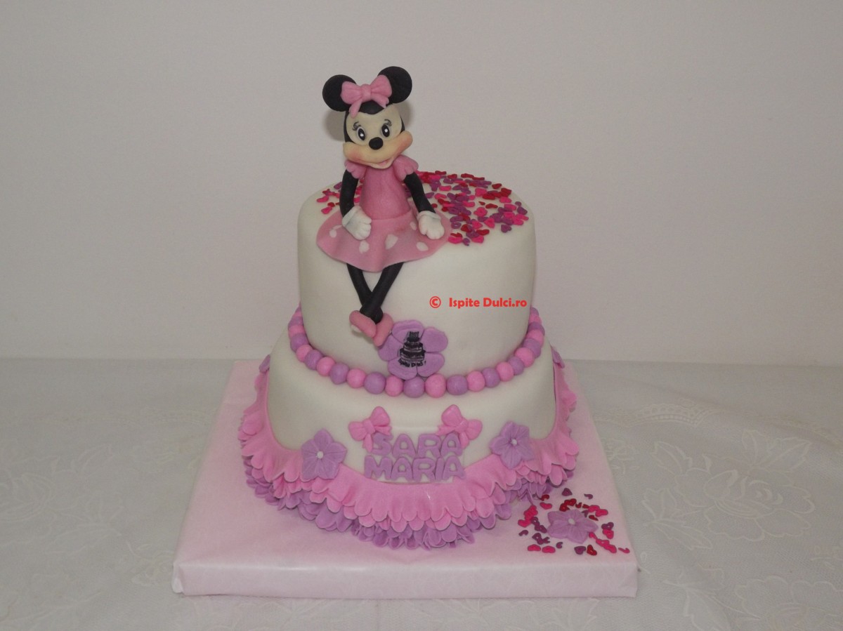 Tort cu Minnie pt Sara Maria