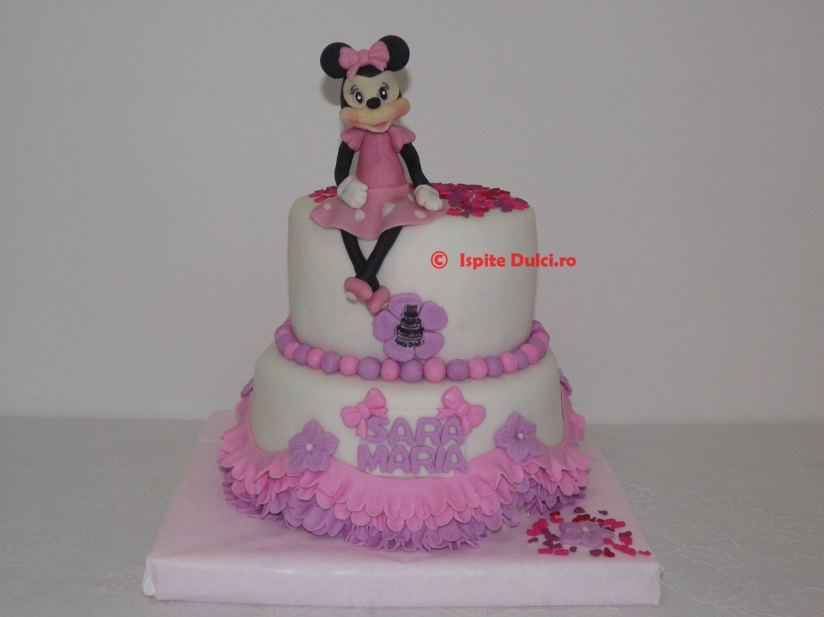 Tort cu Minnie pt Sara Maria