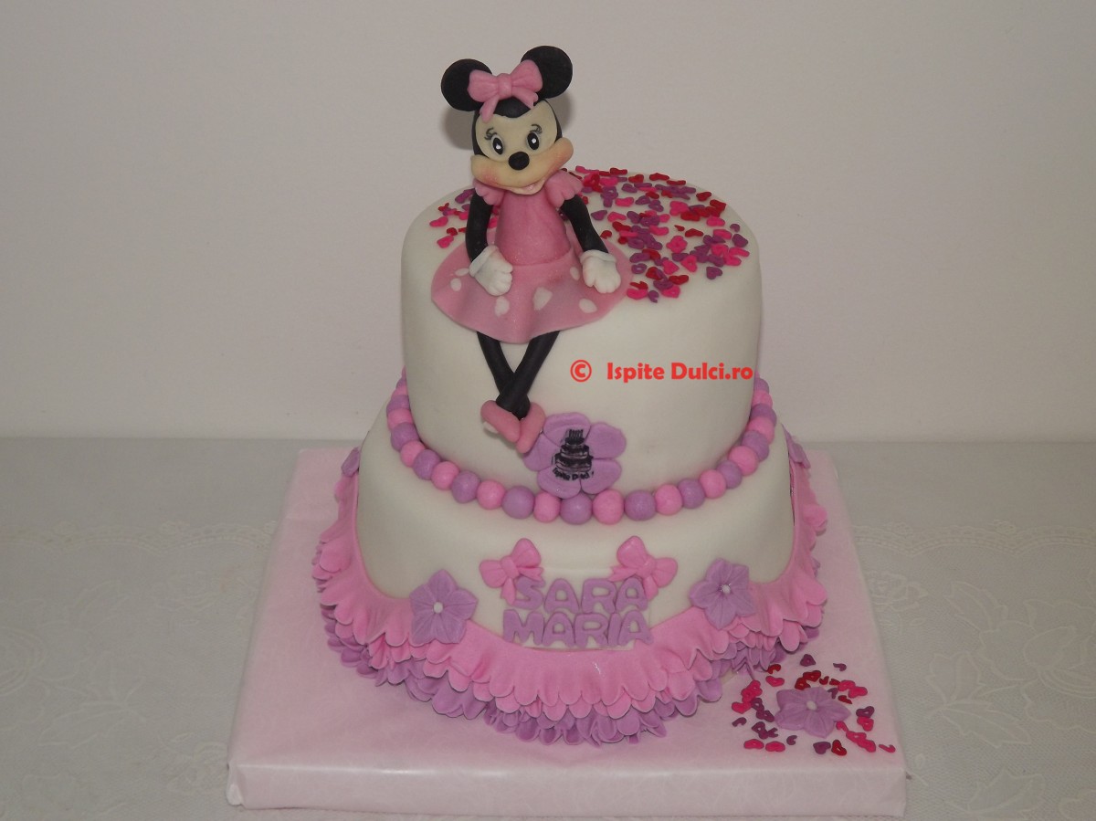 Tort cu Minnie pt Sara Maria