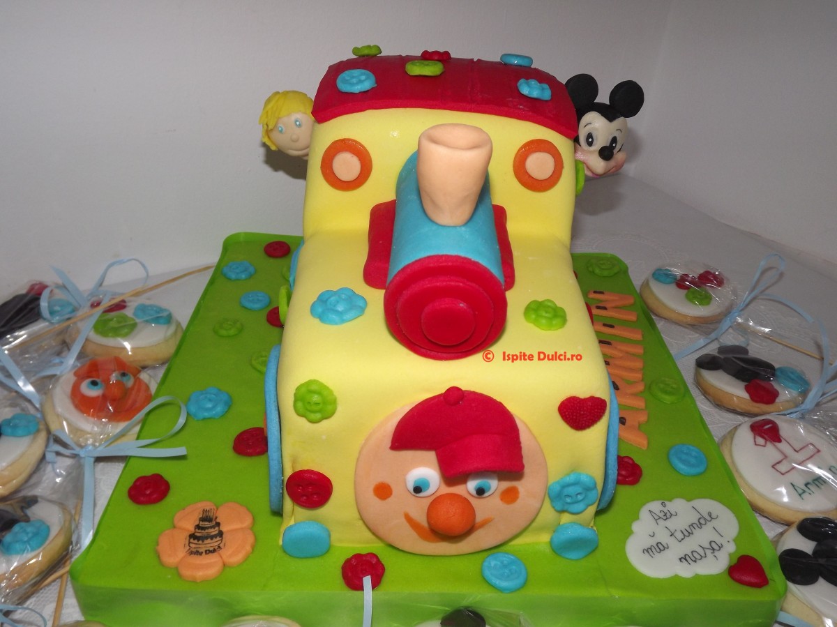 Tort locomotiva vesela pt Armin