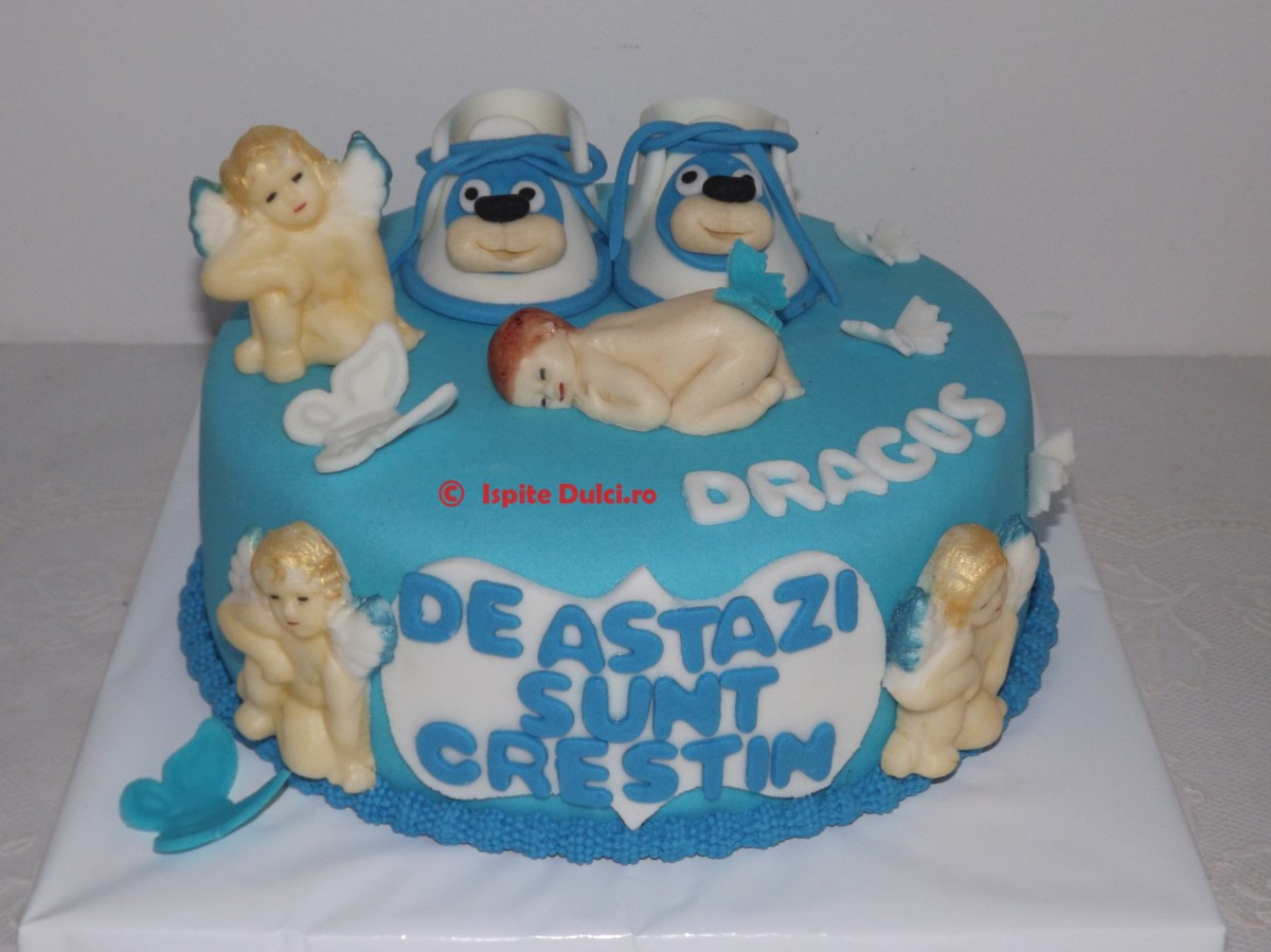 Tort de botez pentru Dragos