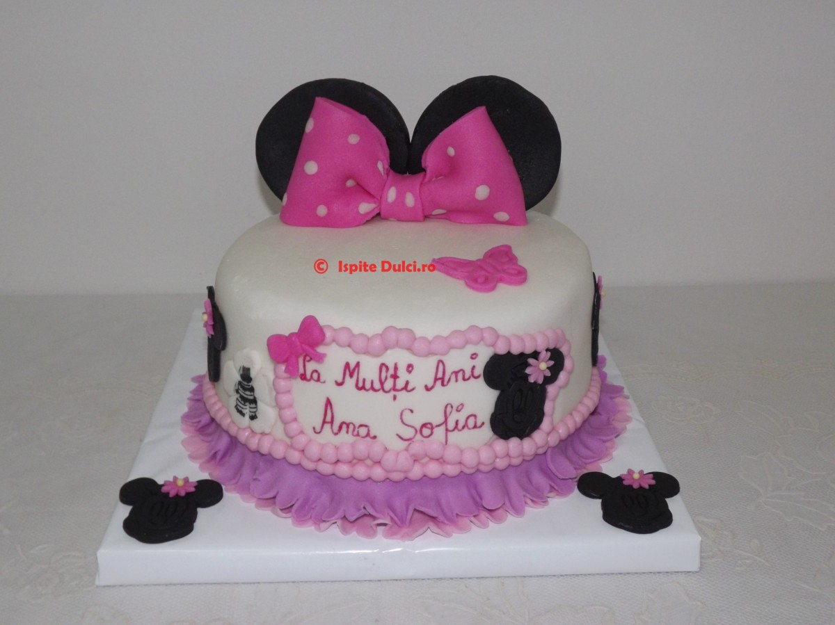Tort Minnie pentru Ana Sophia