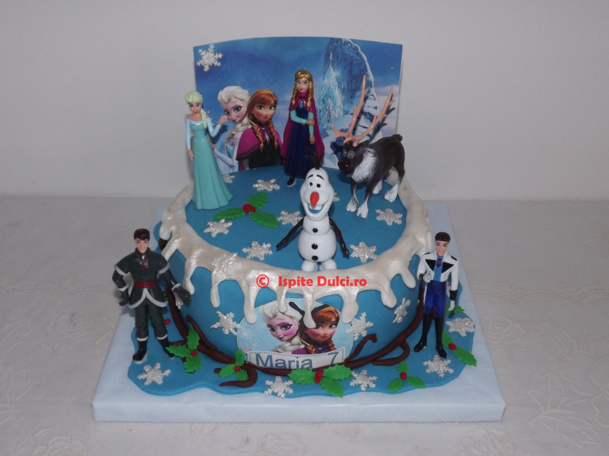 Tort Frozen pentru Maria