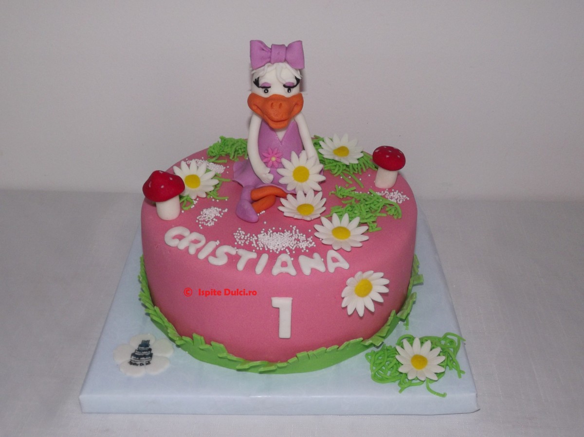 Tort cu Daisy pt Cristiana