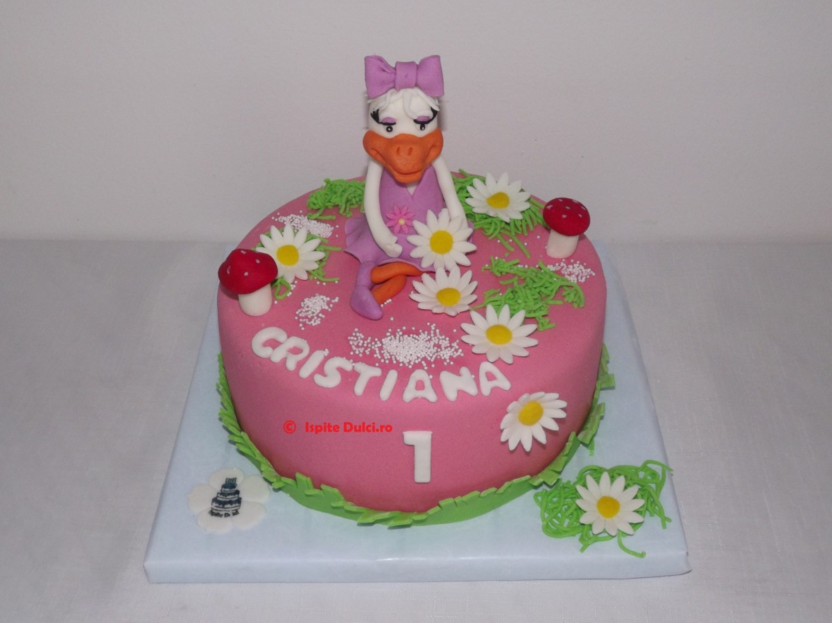 Tort cu Daisy pt Cristiana