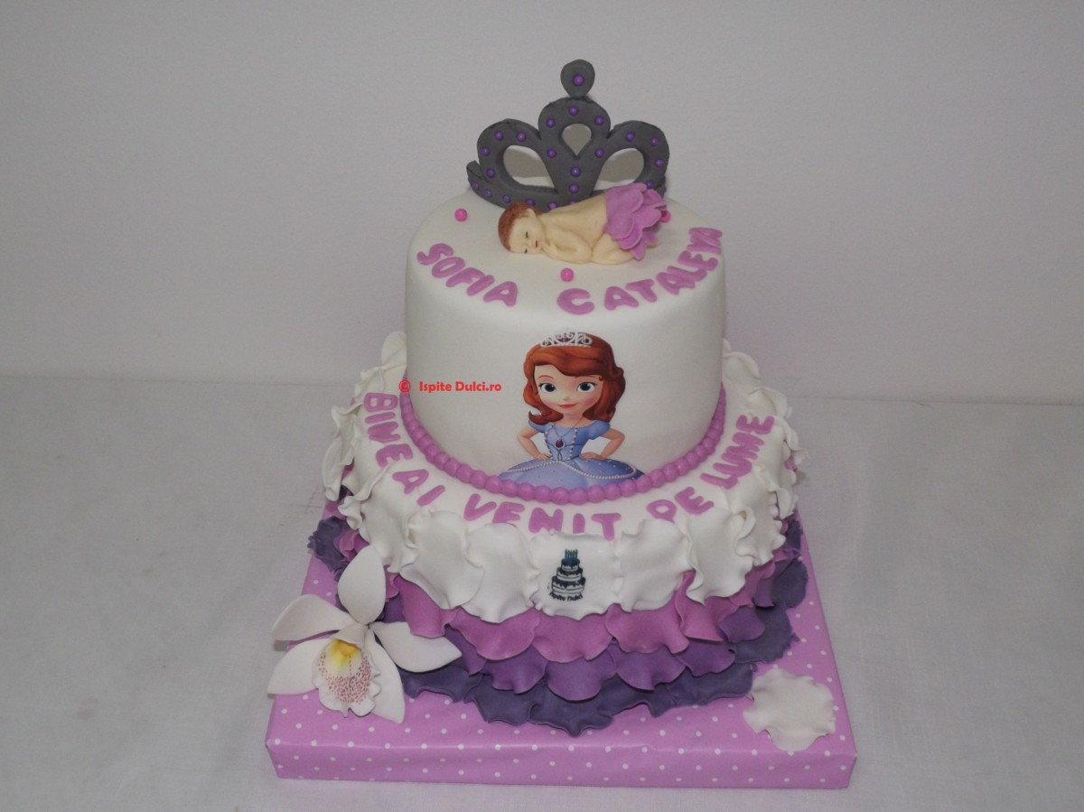 Tort de botez  pt Sophia Cataleya