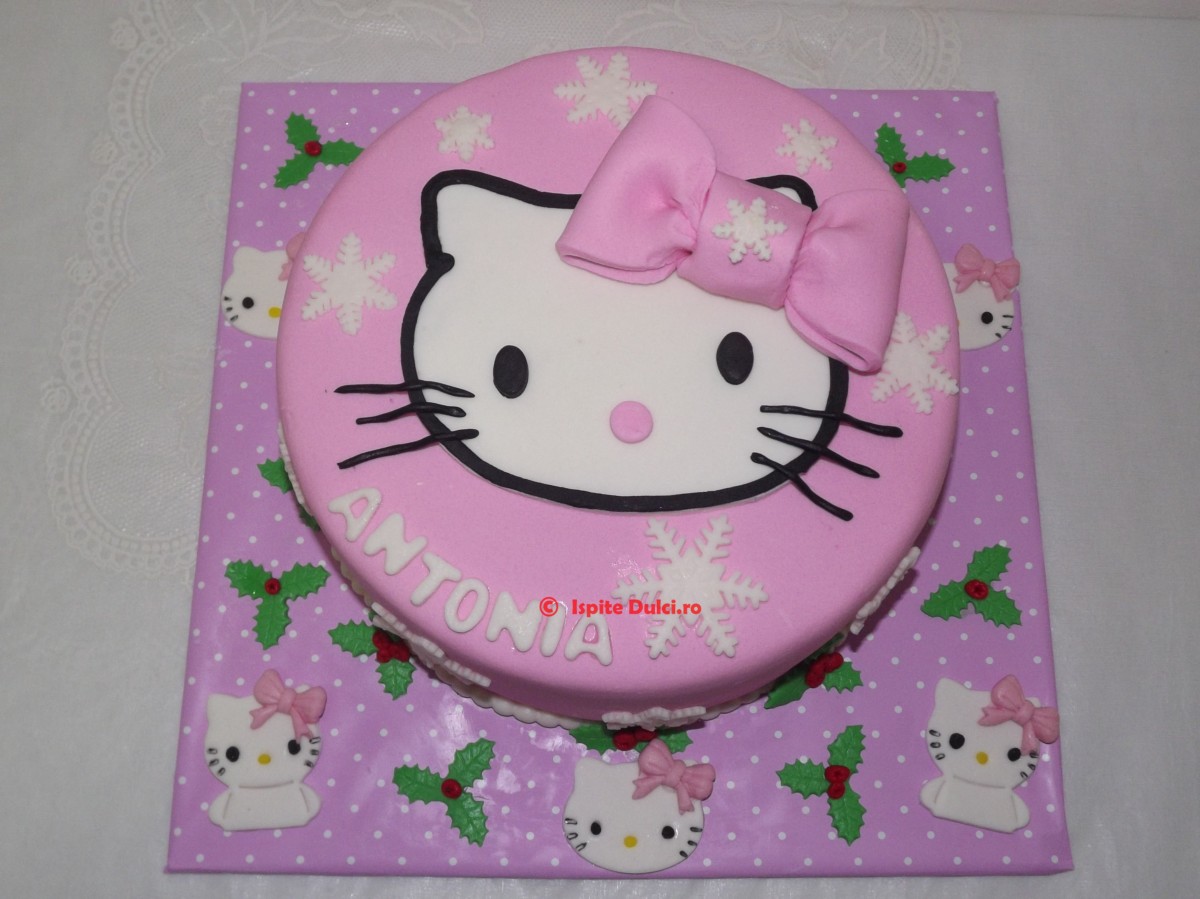 Tort Hello Kitty pentru Antonia