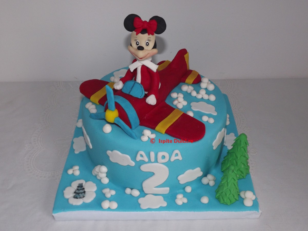 Tort cu Minnie si avion pt Aida