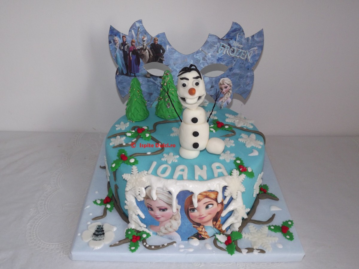 Tort Frozen pentru Ioana