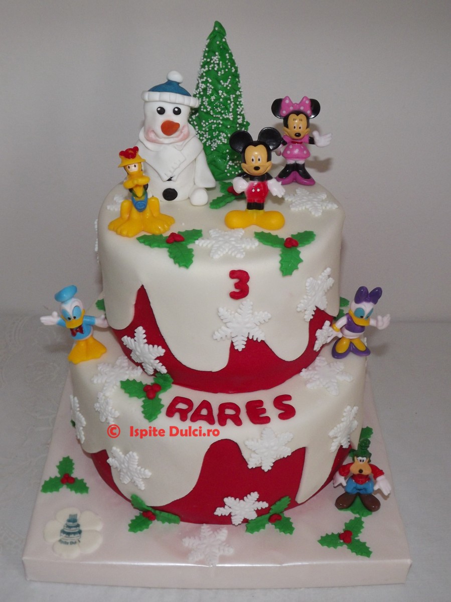 Tort cu Mickey si prietenii pt Rares