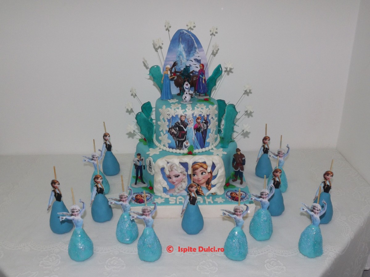 Tort Frozen pentru Sarah