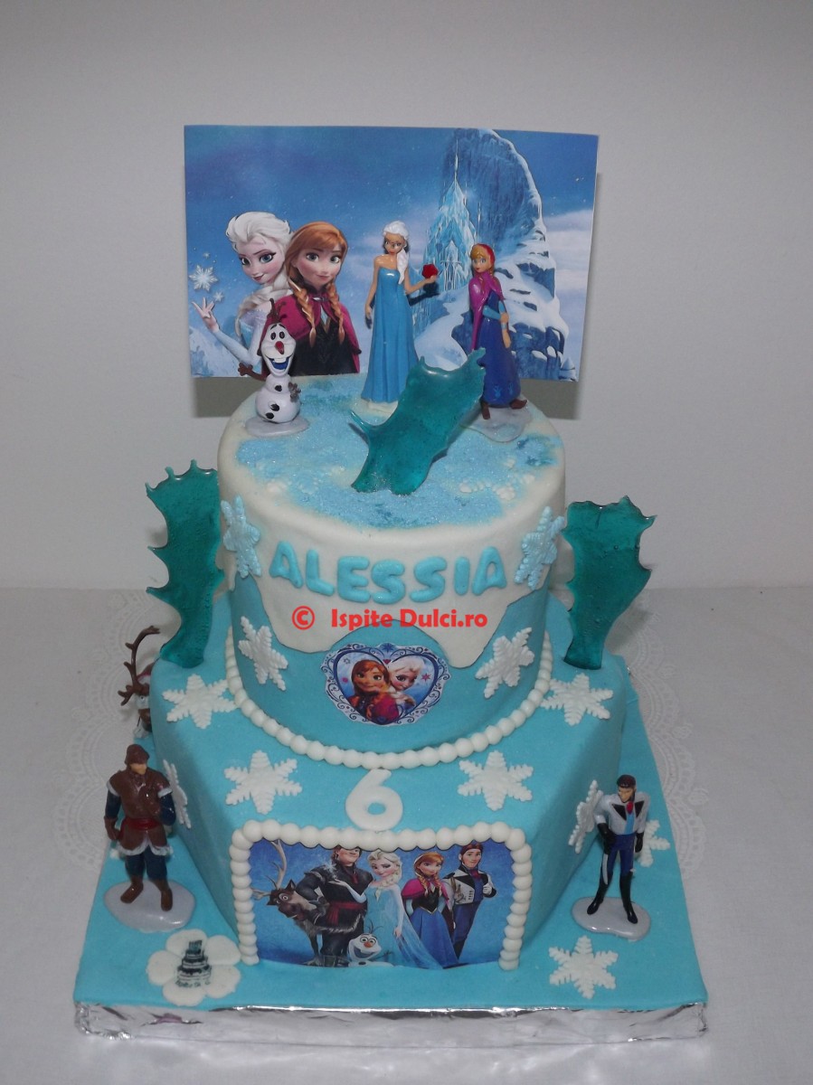 Tort Frozen pentru Alessia