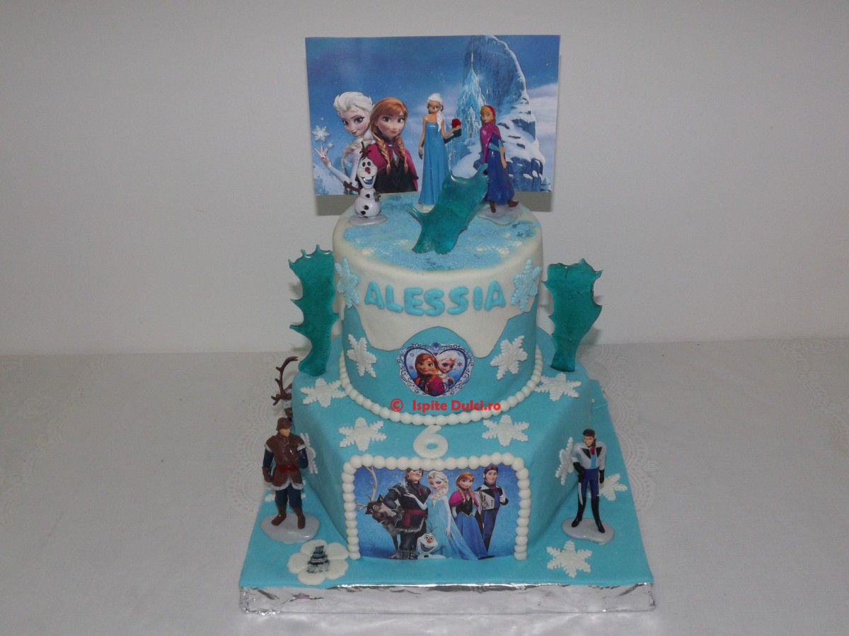Tort Frozen pentru Alessia