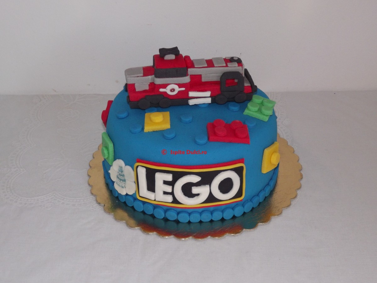 Tort Lego tren