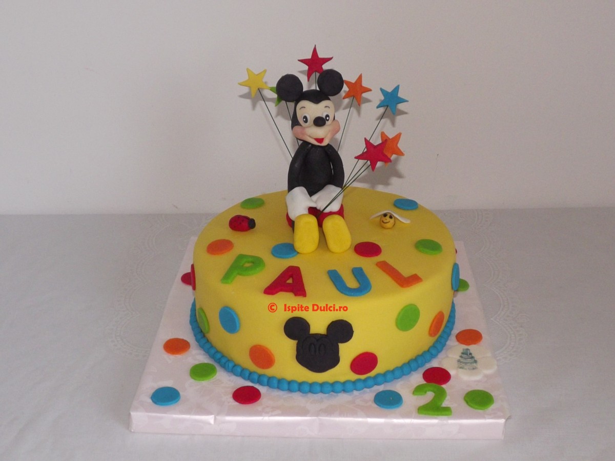 Tort cu Mickey Mouse pt Paul