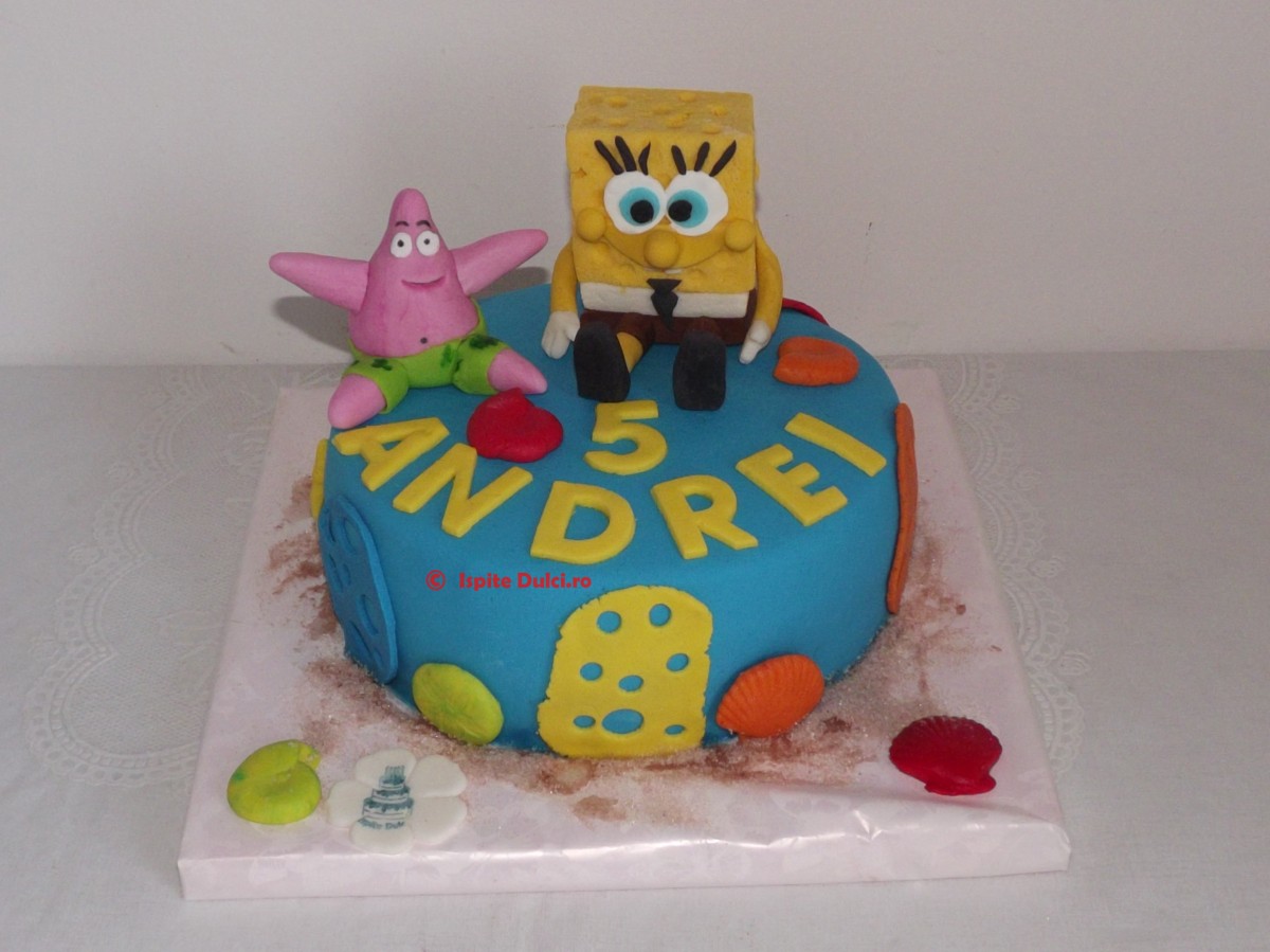 Tort Sponge Bob pentru Andrei