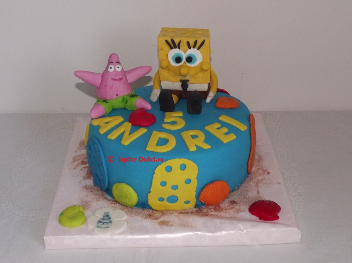 Tort Sponge Bob pentru Andrei