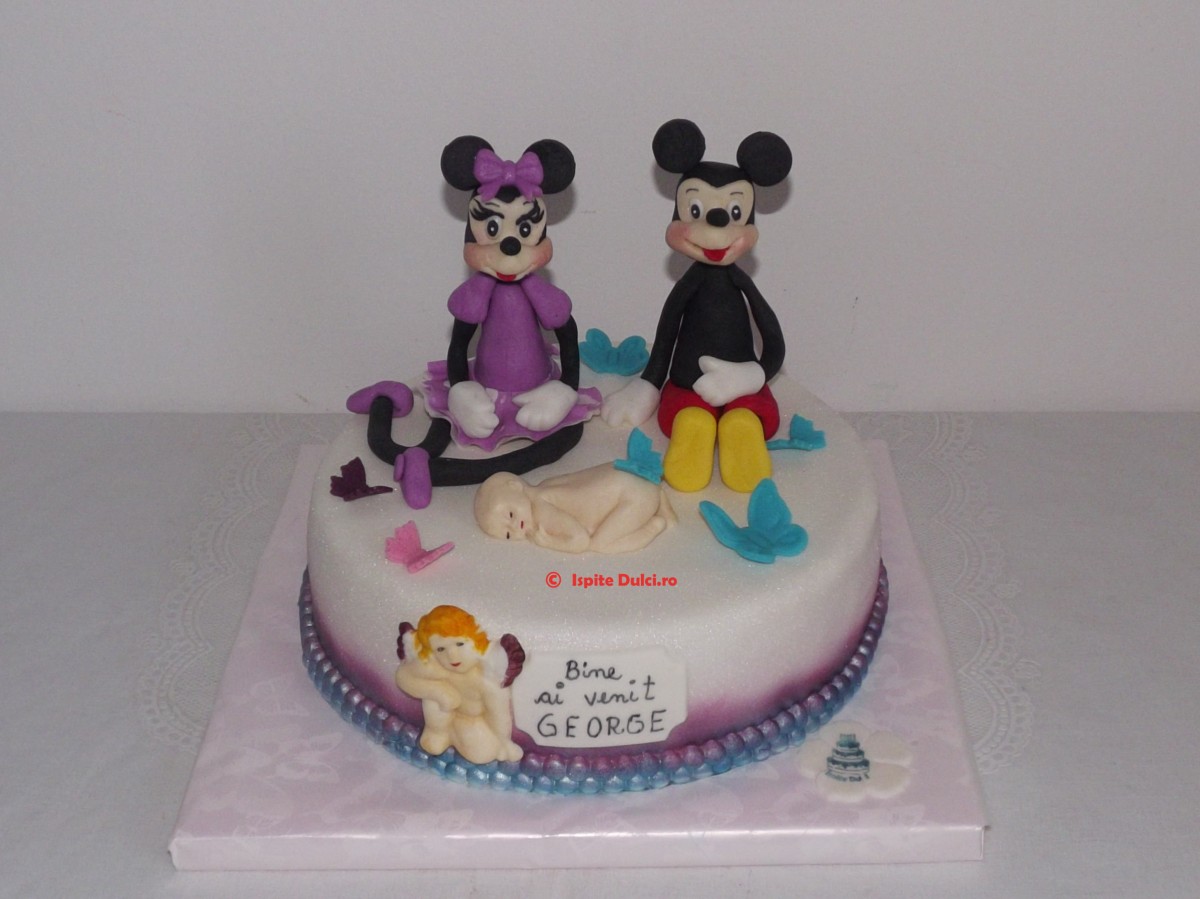 Tort de botez pentru George