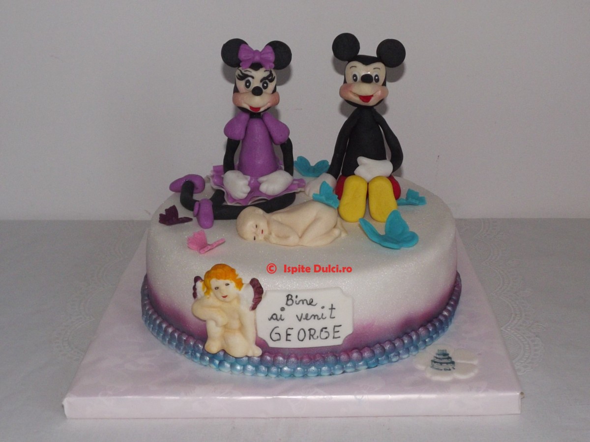 Tort de botez pentru George