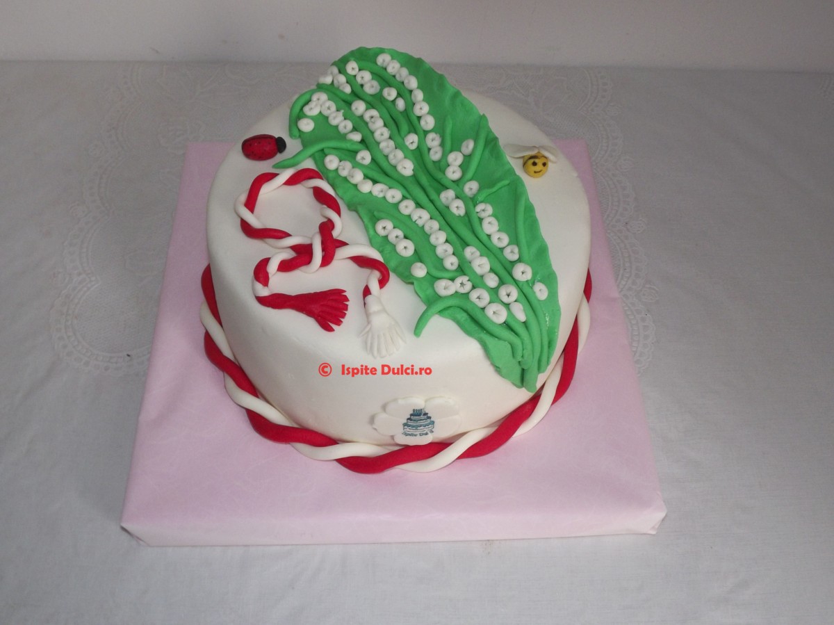 Tort cu lacramioare de martisor